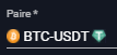 Paire BTC USDT