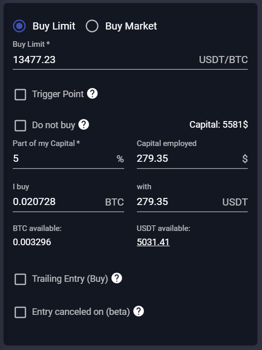 Learn Trading: Entering a Trade