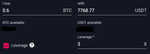 Selecting a Leverage