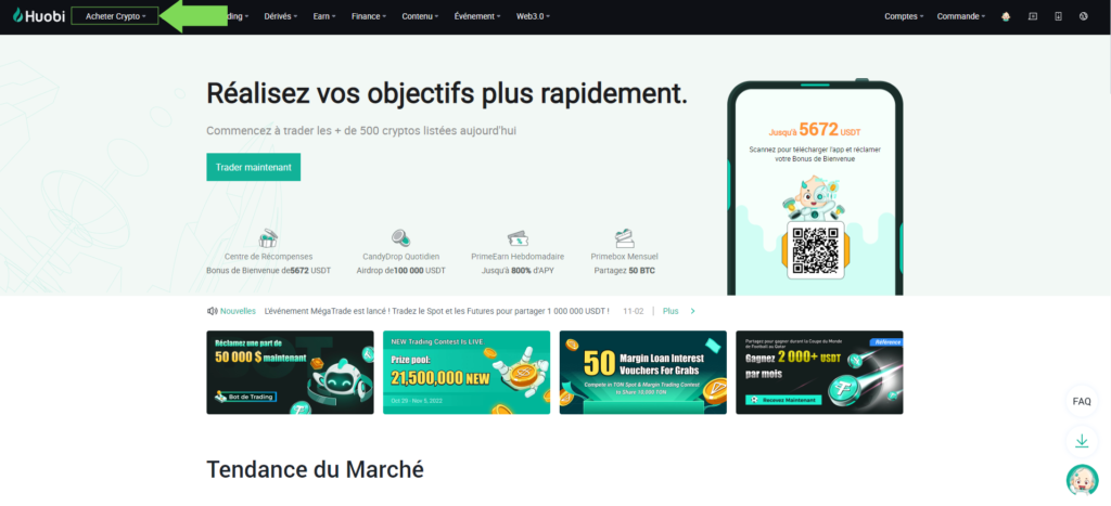 Tutoriel Huobi: Comment transférer des fonds vers Huobi?