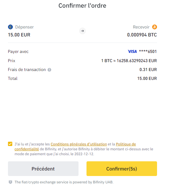 Acheter des cryptomonnaies avec une carte de débit ou crédit