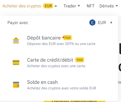Acheter des cryptomonnaies avec une carte de débit ou crédit