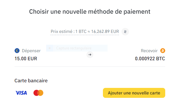 Acheter des cryptomonnaies avec une carte de débit ou crédit