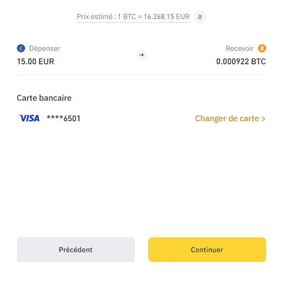 Acheter des cryptomonnaies avec une carte de débit ou crédit