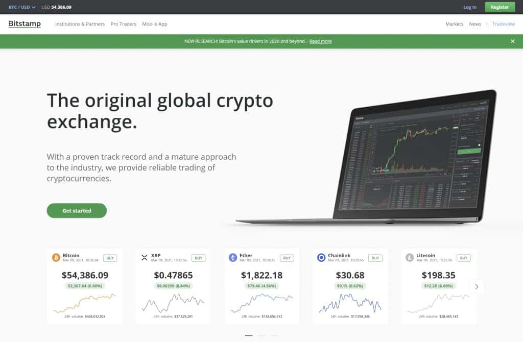 Bitstamp : Les fonctionnalités de Bitstamp