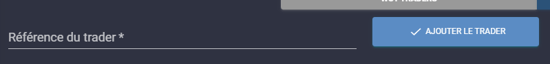 Ajouter le trader à votre compte Wall Of Traders